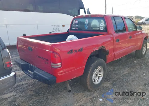 2004 Dodge Dakota Sport/Sxt из США, поврежденный, VIN 1D7HG38N64S770798